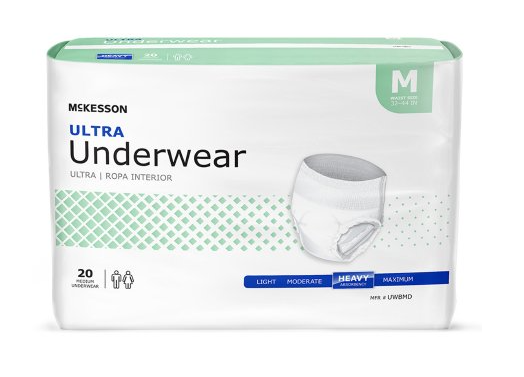 McKesson ULTRA Unisex Heavy Absorbent Adult UNDERWEAR Disposable S-XXL