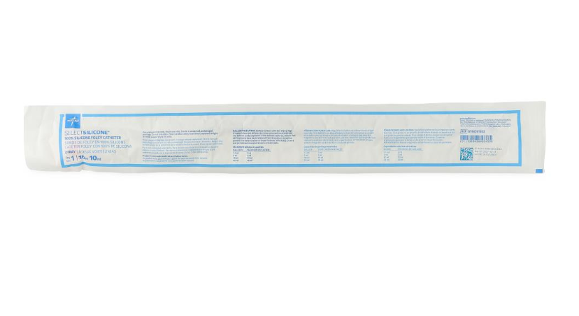 2-way / 3-way SelectSilicone 100% Silicone Foley Catheters 10cc / 3cc